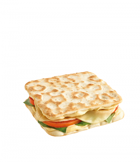 Polārmaize ar mozarella, tomātiem un baziliku