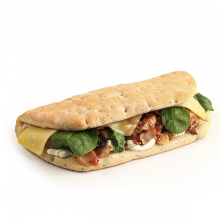 Panini ar vistas gaļas kebabu