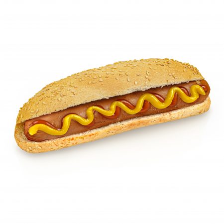 Hotdogs ar grila desiņu